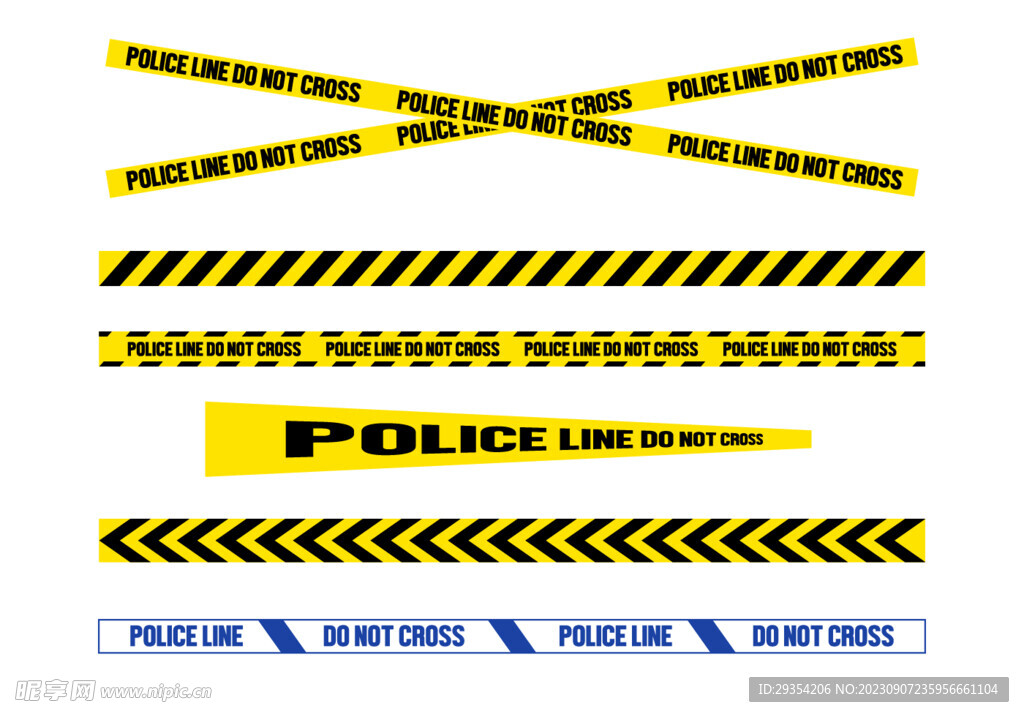 黄黑色警戒线图片