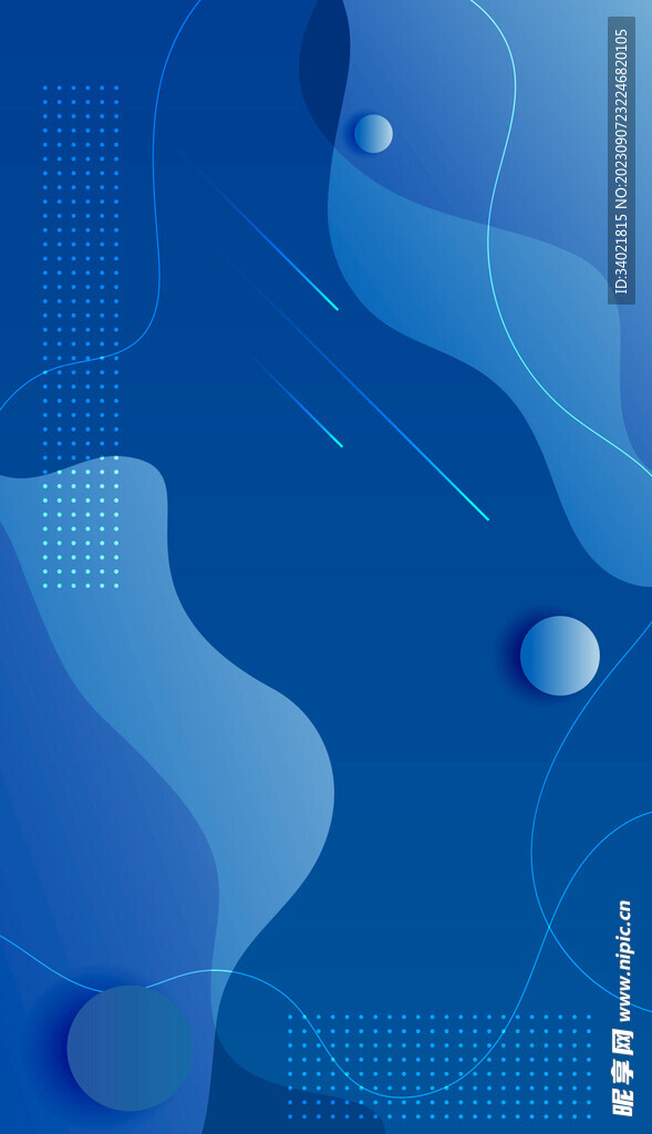 抽象几何线条曲线流体展板背景