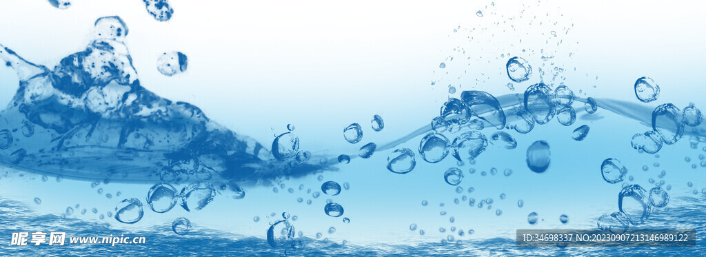 冰块清凉一夏banner背景