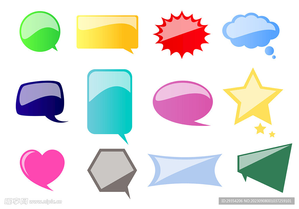 矢量对话框图片