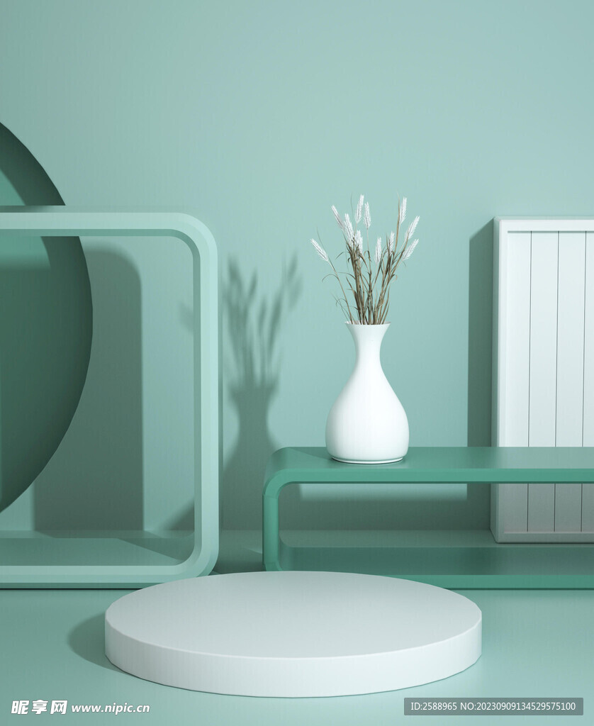 c4d极简空间