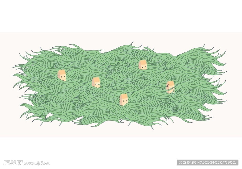 草插画
