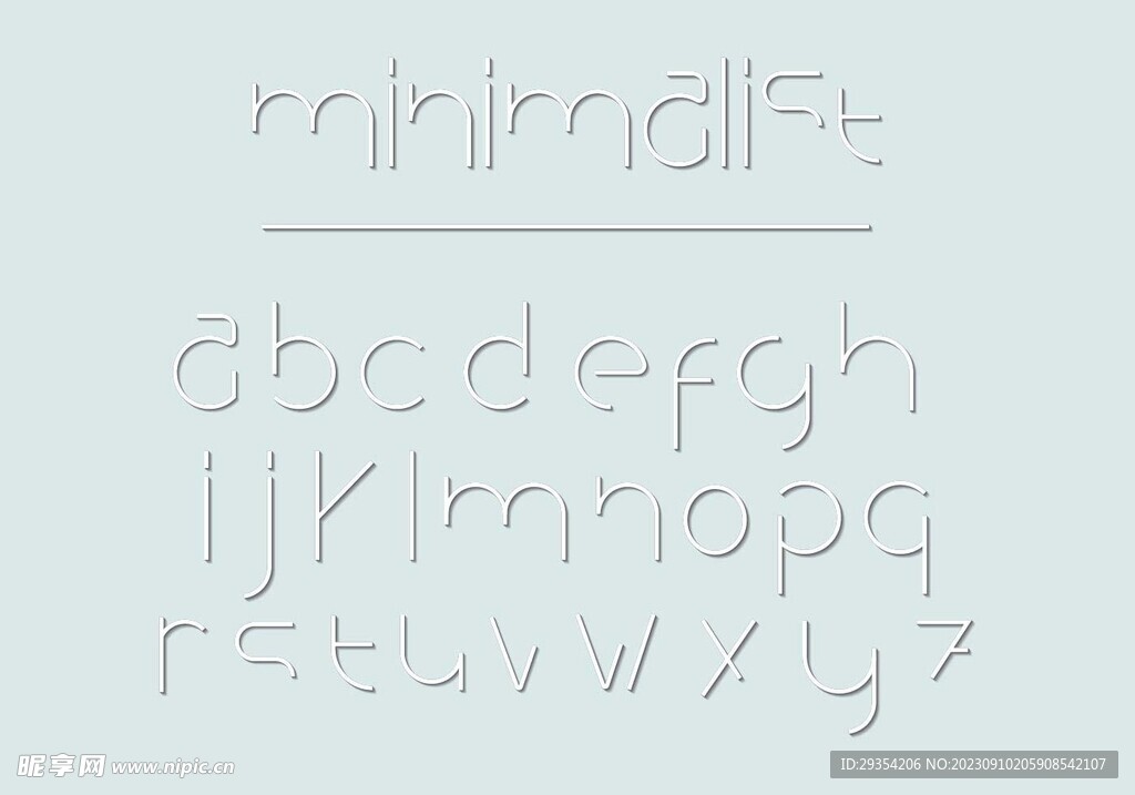 26字母矢量文件26字母图