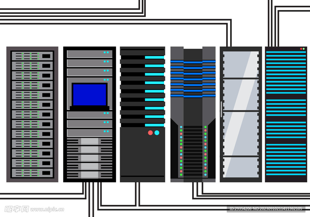 服务器机房图片