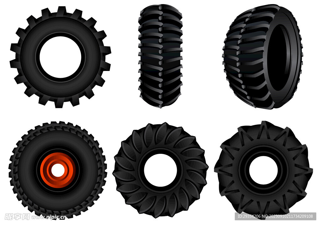 轮胎矢量图片