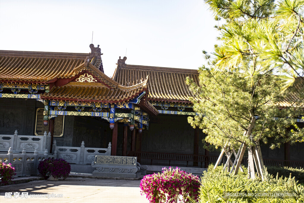 庙宇楼阁风景图片