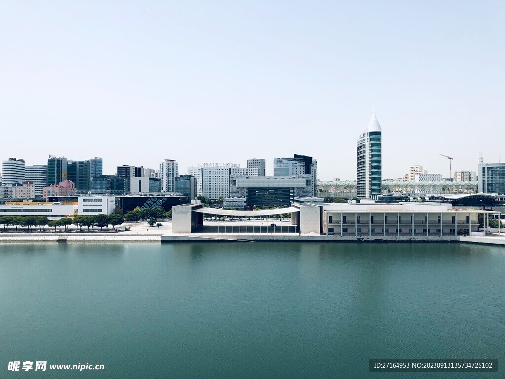 简约城市风光背景