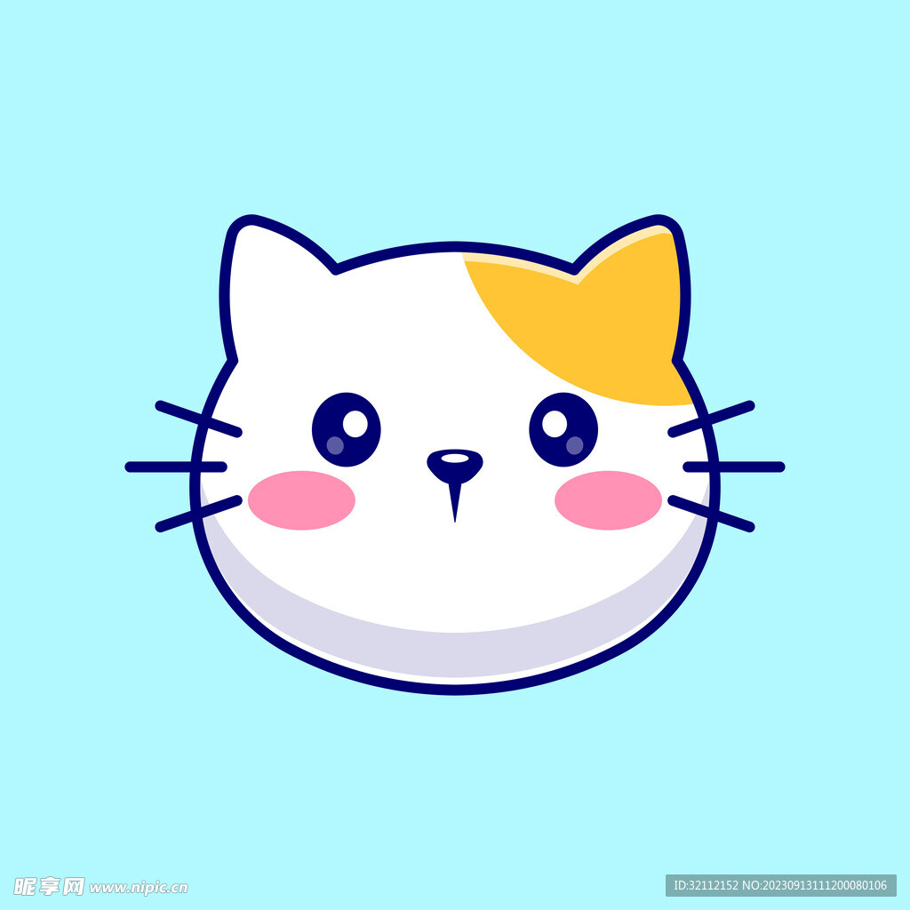 卡通矢量猫咪