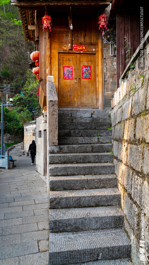 贵州镇远古镇古巷道