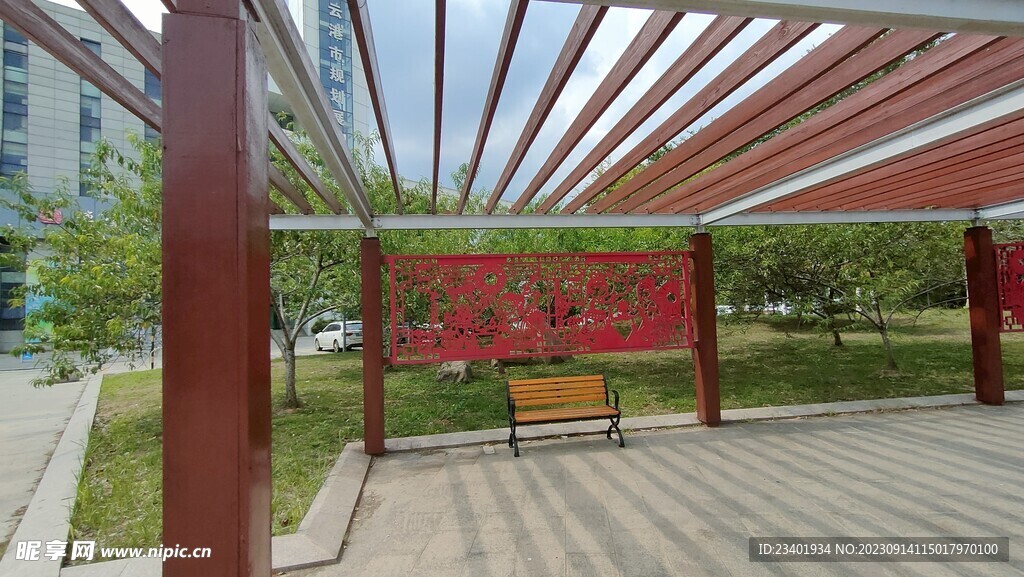 连云港公园红色走廊