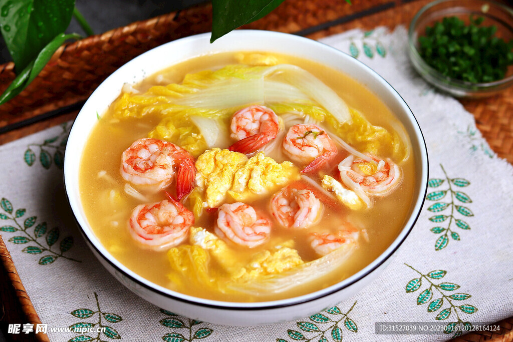 鲜虾娃娃菜图片