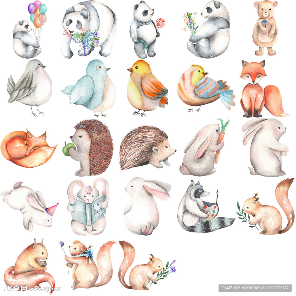 小动物png