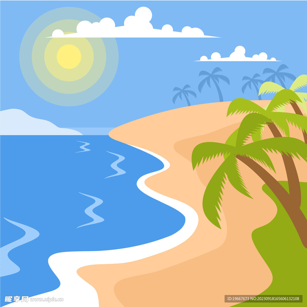 海滩风景
