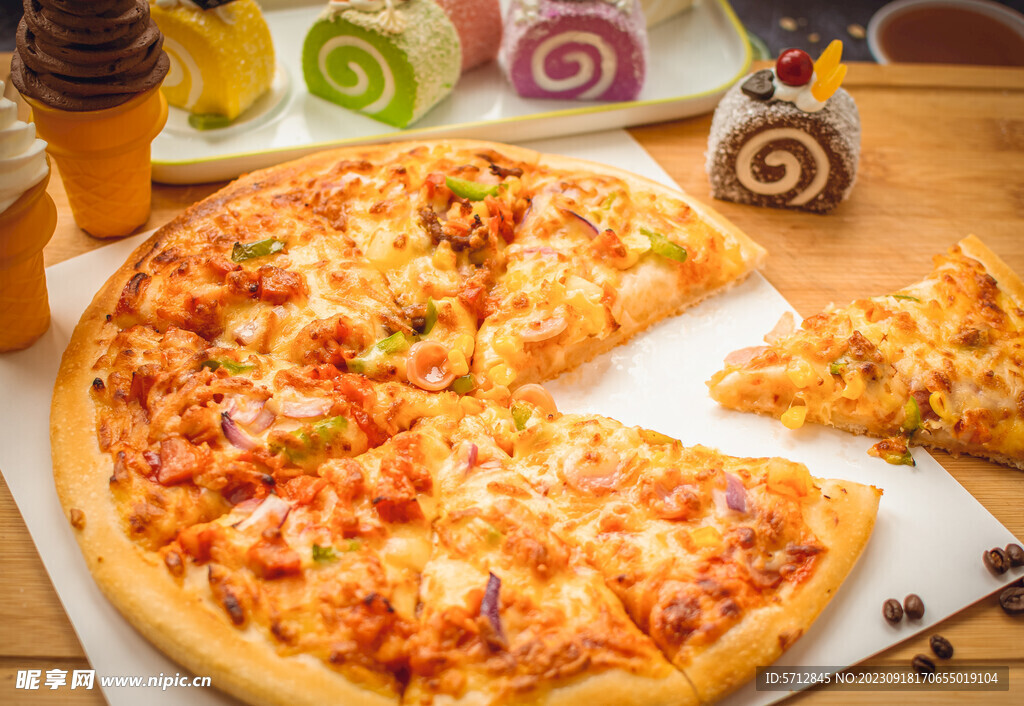 披萨摄影图片