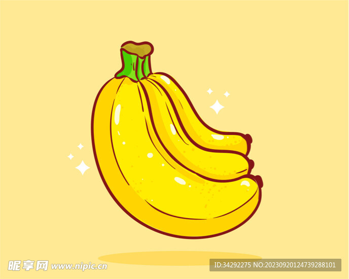 香蕉插画