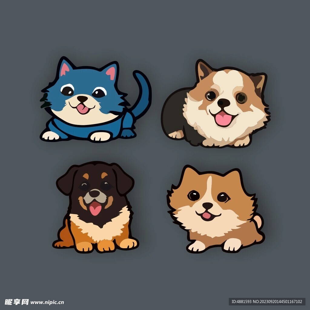 卡通狗