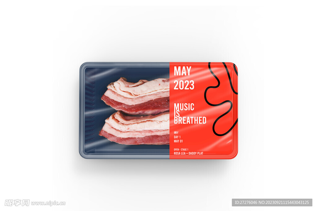 食品包装盒样机