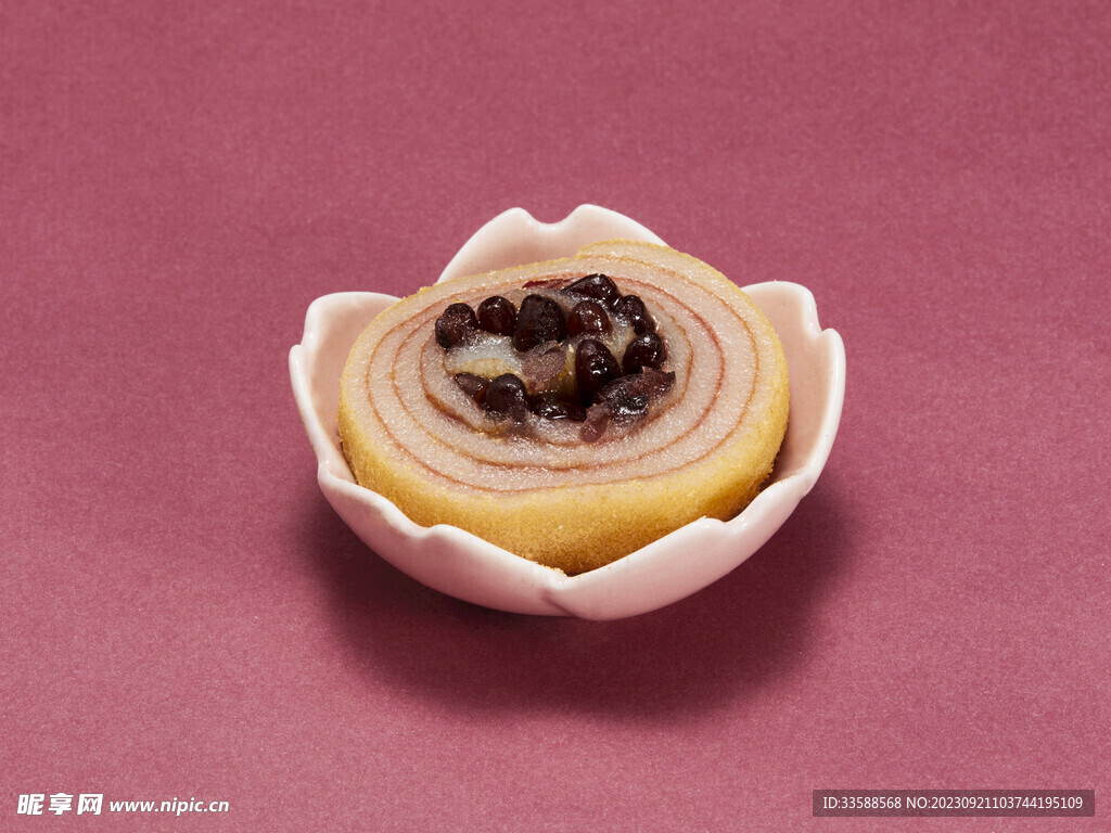 玫瑰红豆糯米糍