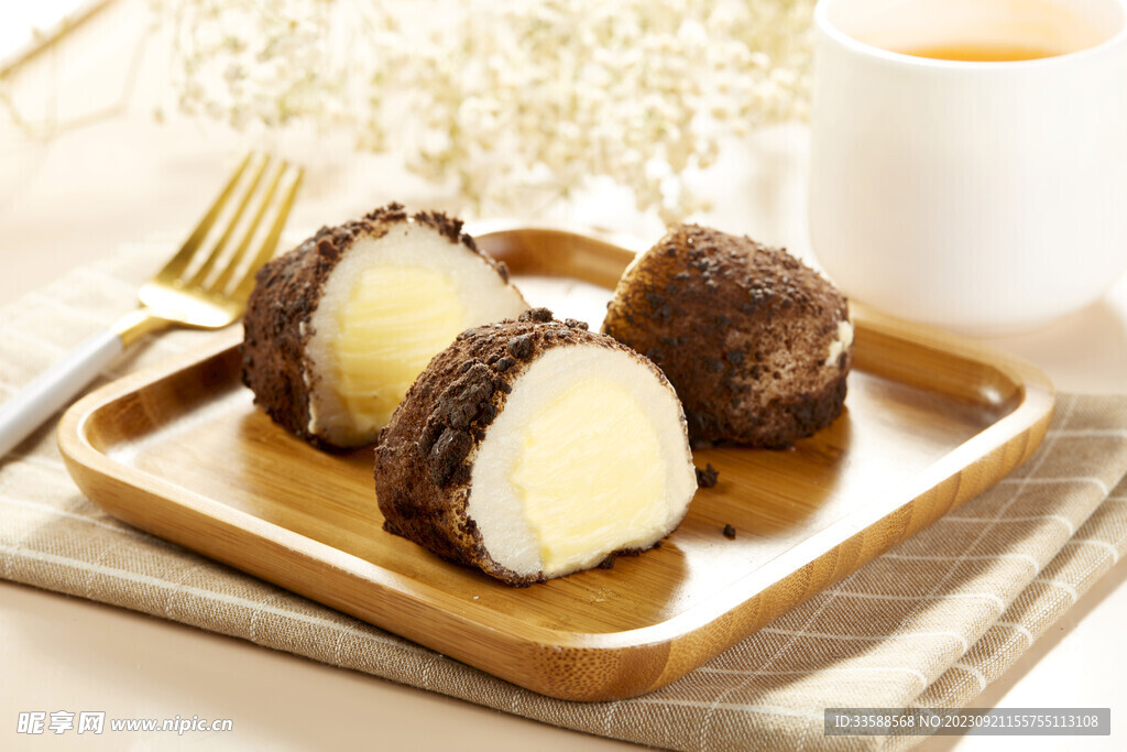 奥利奥蛋黄糯米糍