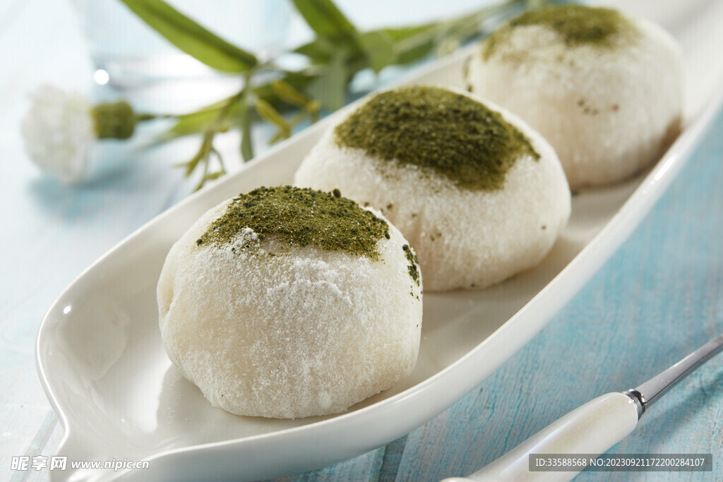抹茶芋泥糯米糍