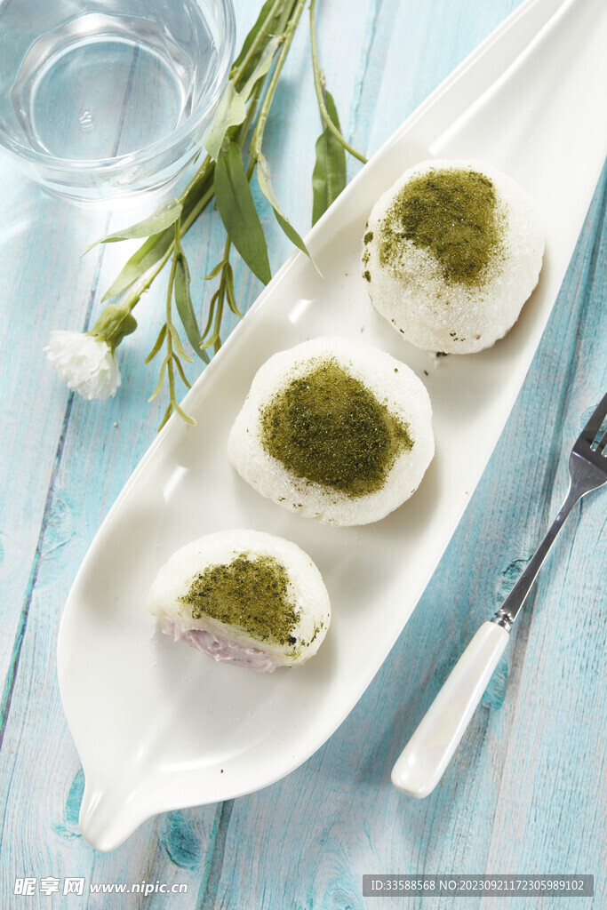 抹茶芋泥糯米糍