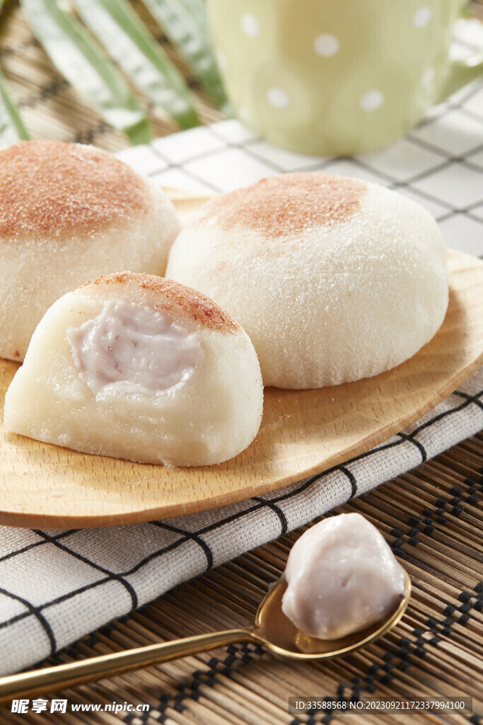 芋泥冰淇淋糯米糍