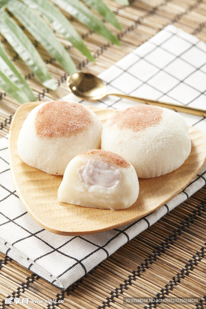 芋泥冰淇淋糯米糍