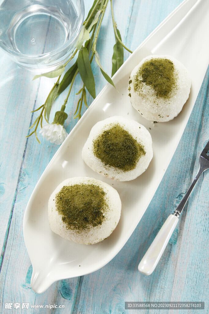 抹茶芋泥糯米糍