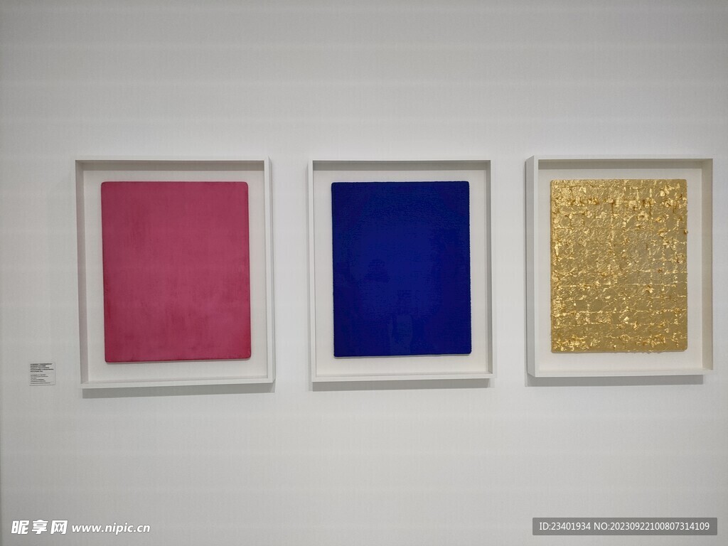 伊夫克莱因单色粉单色蓝单色金