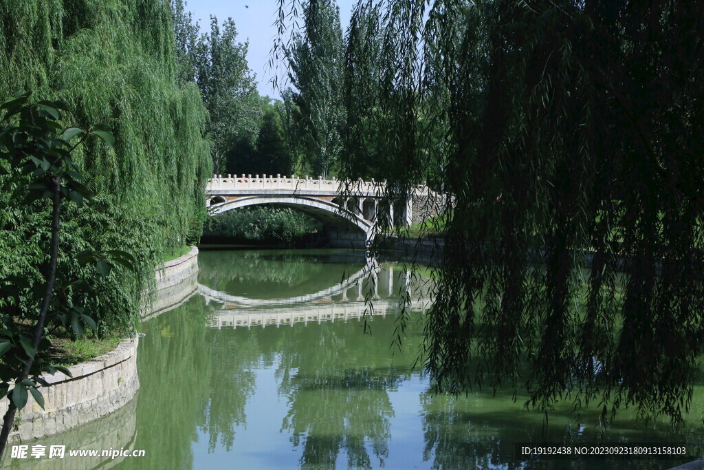 龙潭中湖风景 