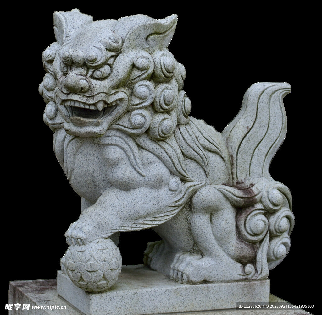 中国风石狮