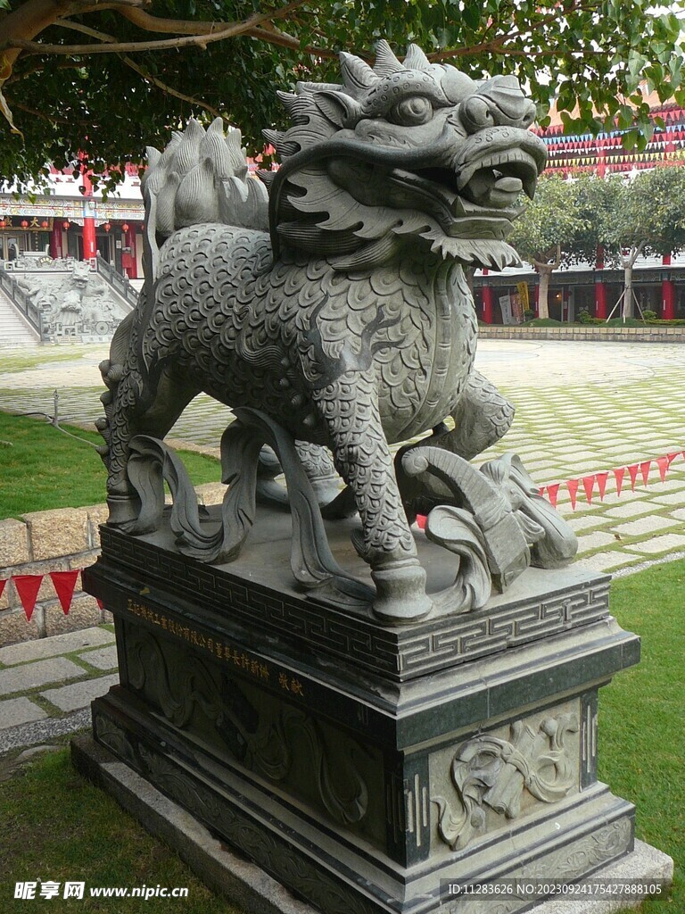 中国风石狮