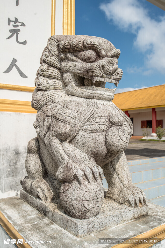 中国风石狮