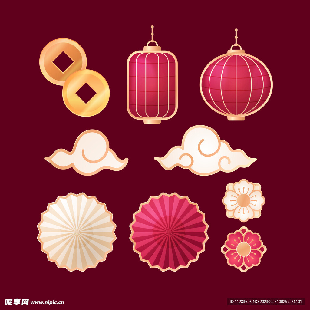 新年吉祥素材