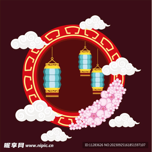 春节矢量元素