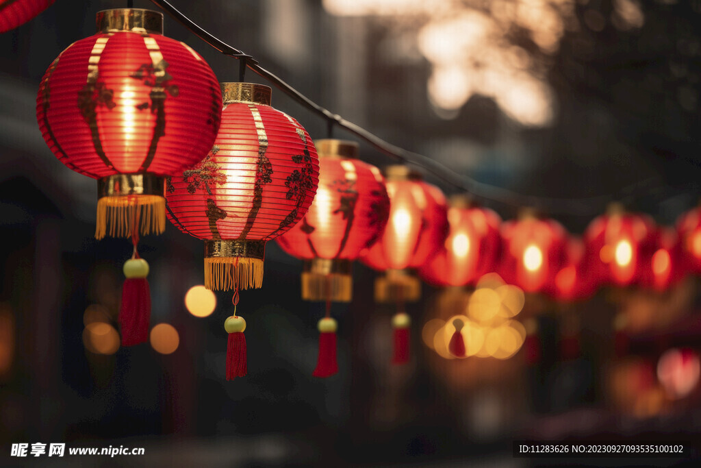 元宵节红灯笼