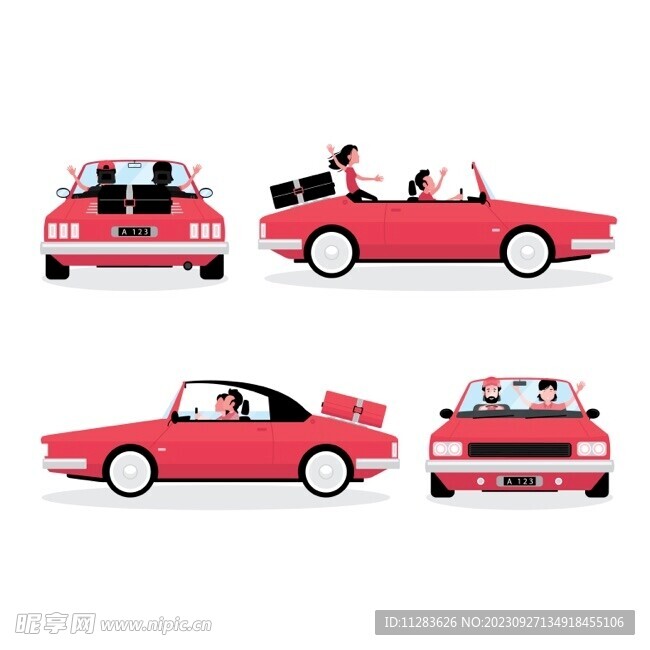卡通小汽车