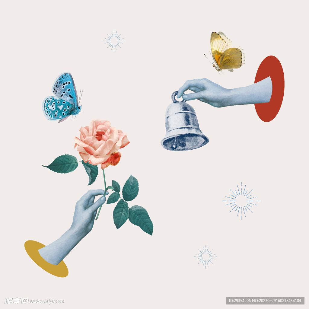 手绘花朵图片