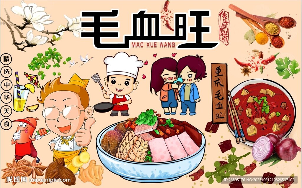 毛血旺
