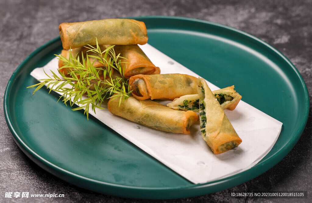荠菜春卷