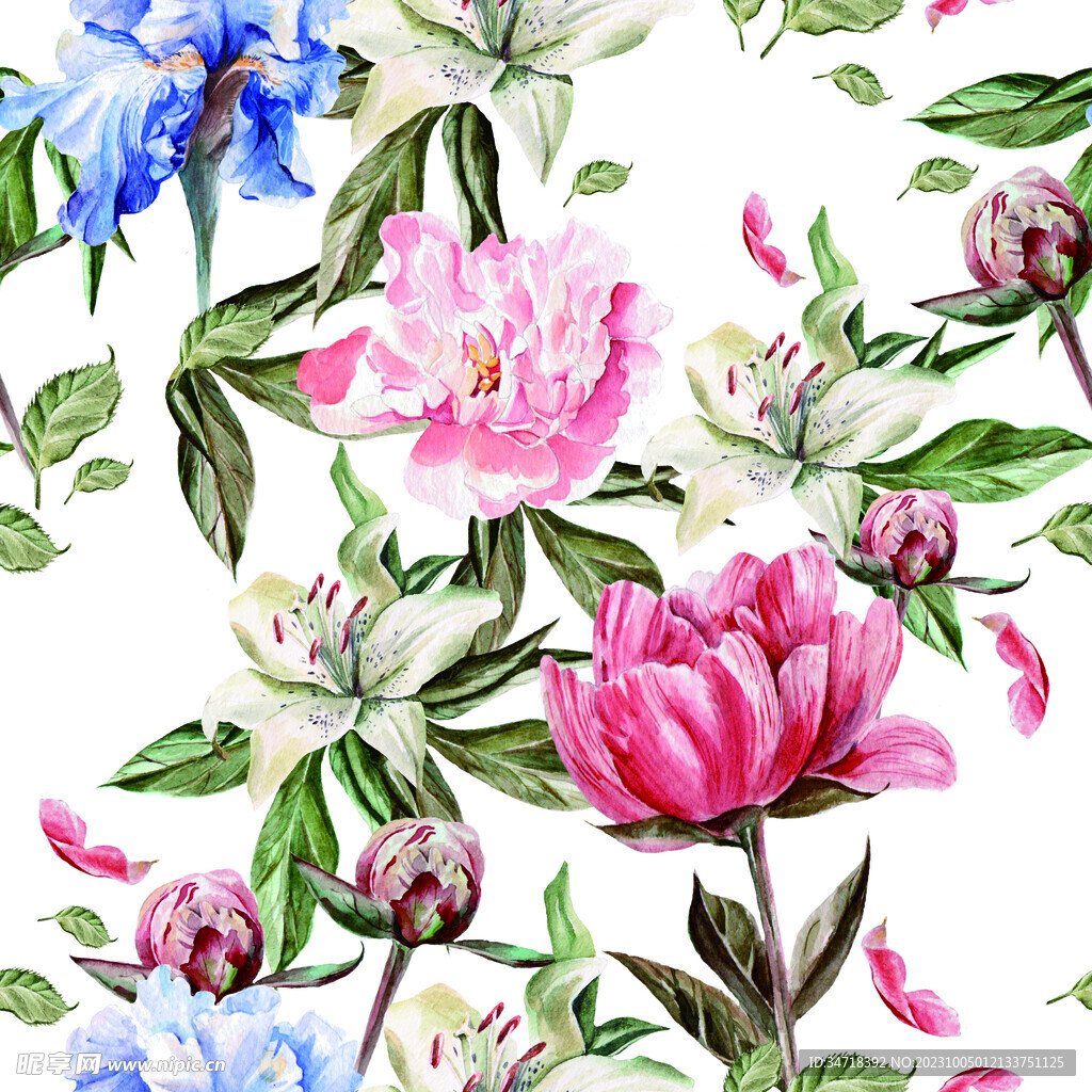 手绘花