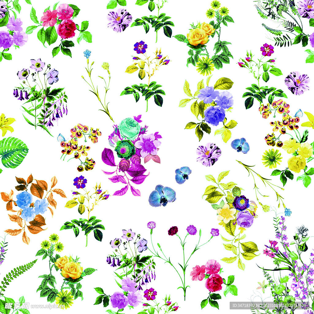 手绘花
