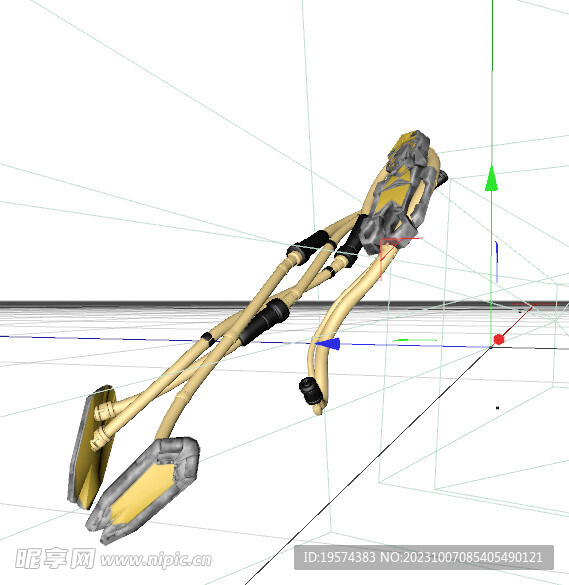  C4D模型 机械手 