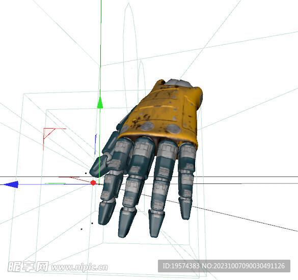  C4D模型 机械手 