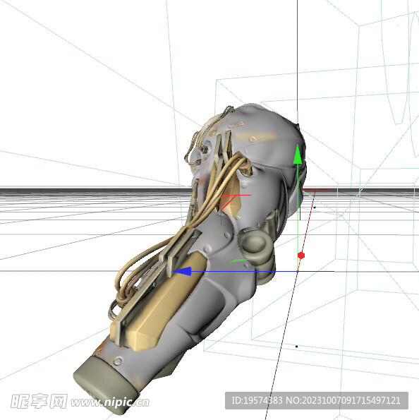 C4D模型 机械手 