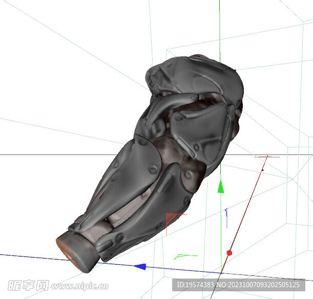 C4D模型 机械手 