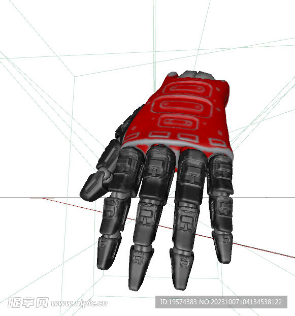 C4D模型 机械手 