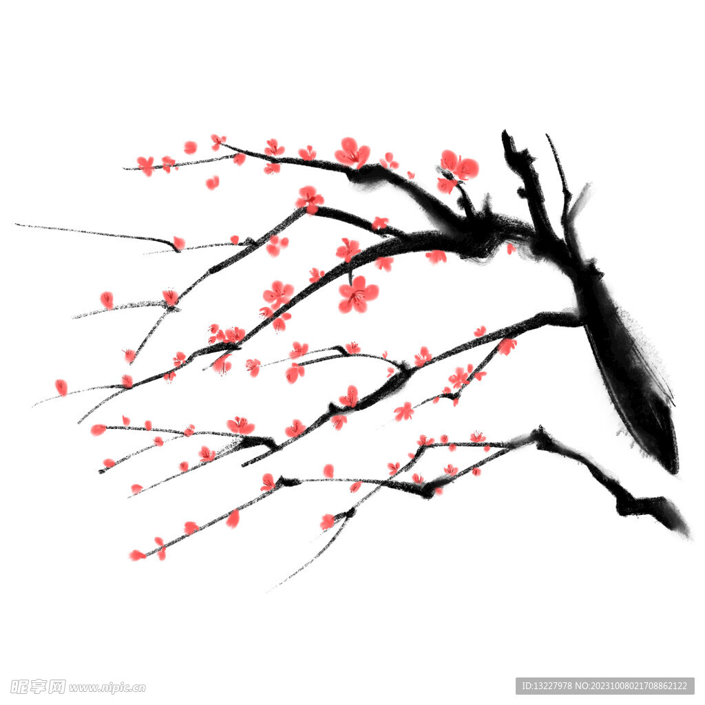 水墨梅花