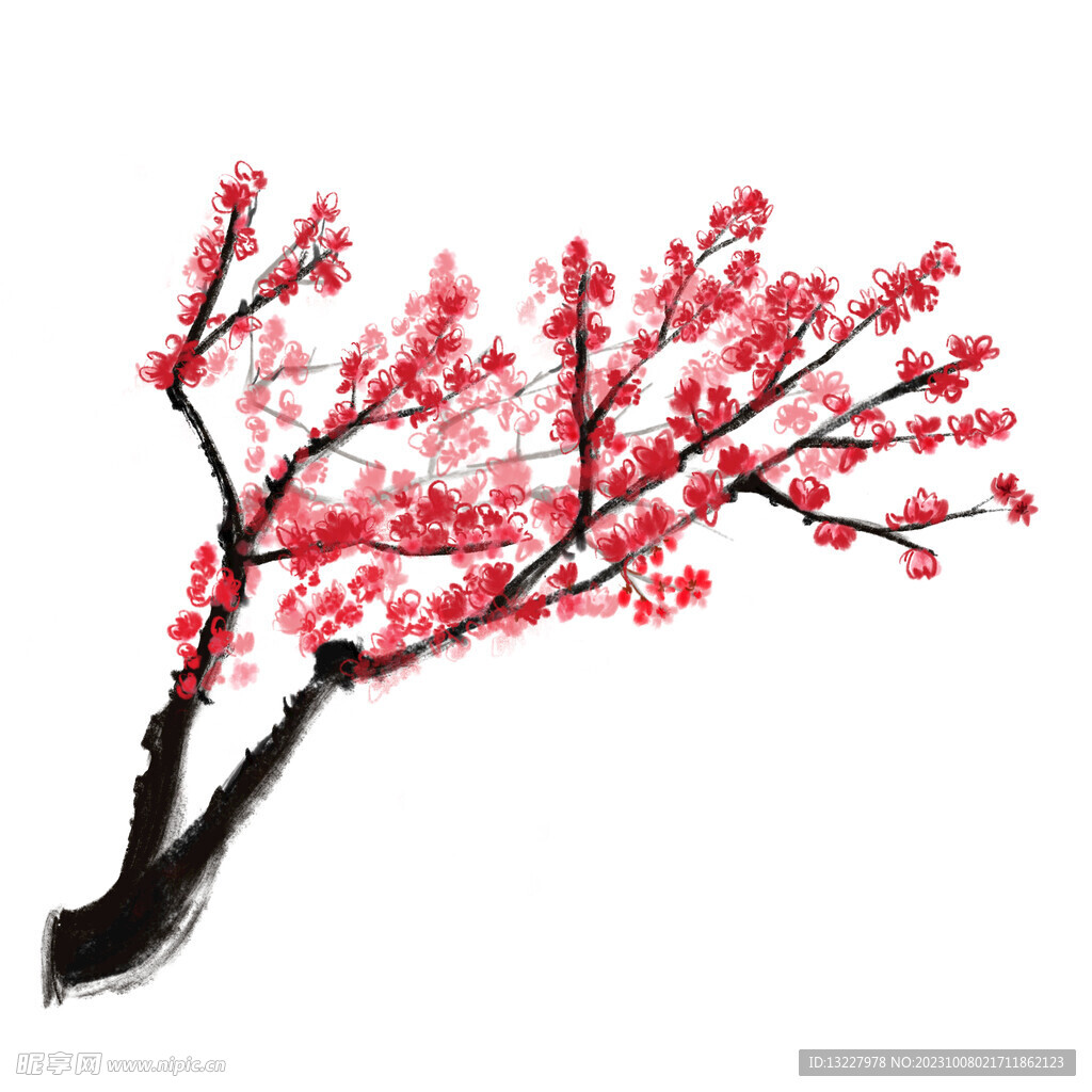 水墨梅花