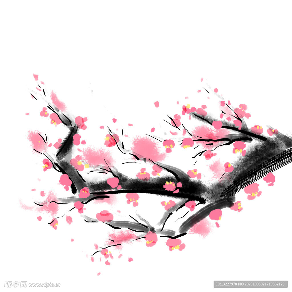 水墨梅花
